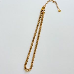 Cendre Boulevard Rope Necklace